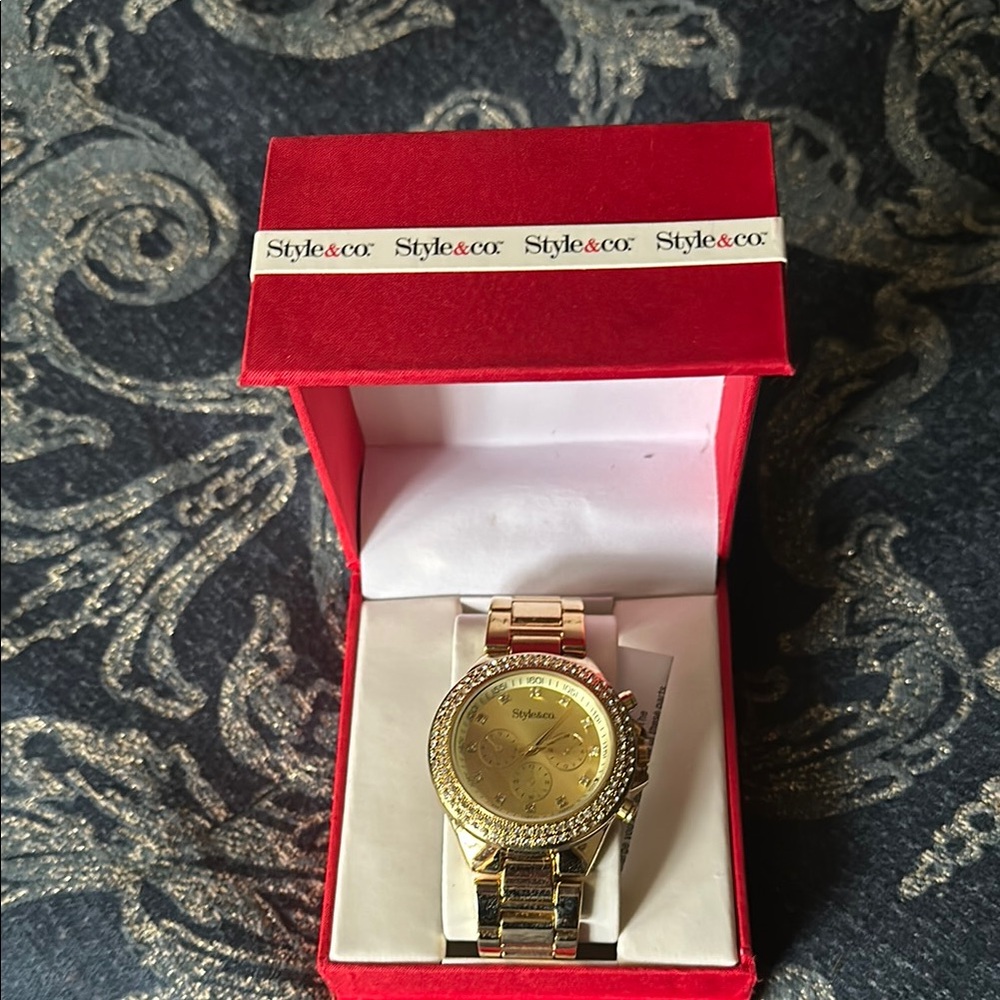 Style & Co. Gold Women's Watch